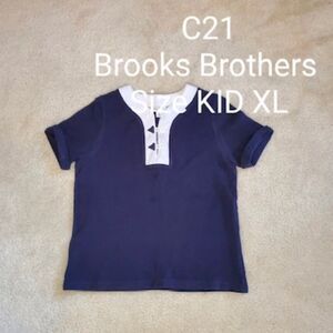 Brooks Brothers Navy Blue Short Sleeve Tee